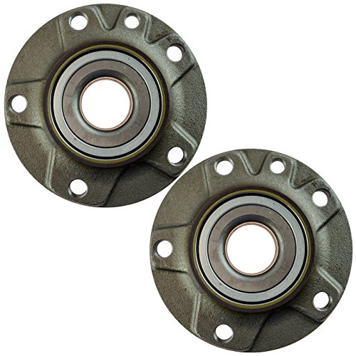 Image of TRQ 2 Piece Rear Passenger Side Driver & Passenger Side Wheel Bearing & Hub Assembly Set Compatible with 2013-2016 Dodge Dart