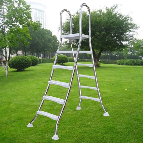 Escalera para piscina de acero inoxidable de 63 pulgadas miniatura 7