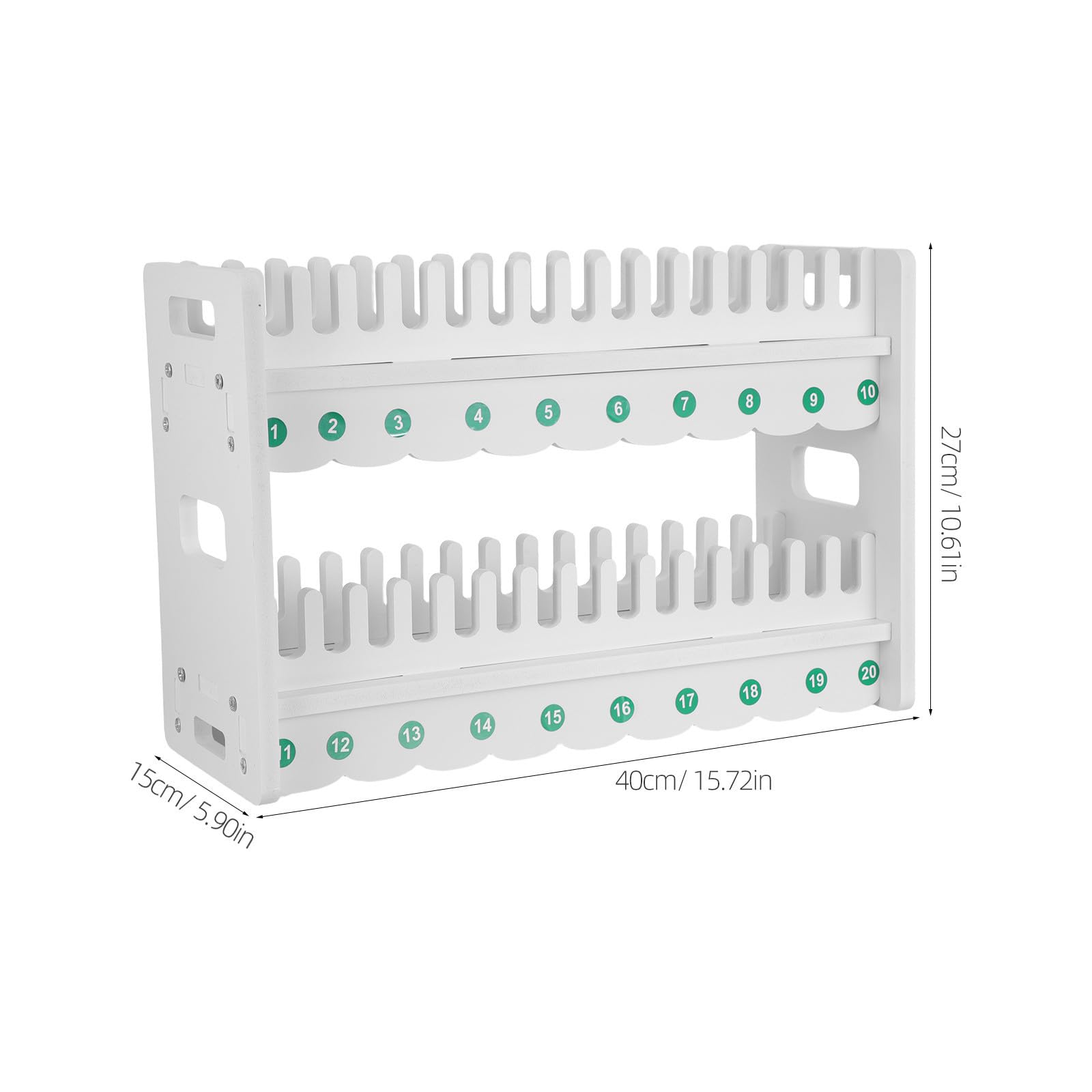 Toddmomy Supporto da Tavolo per Telefono in Legno Bianco a 2 Strati Organizzatore Multiscomparto per Ottimizzare lo Spazio in Ufficio e Scrivania