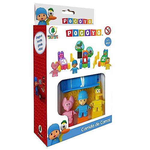 Blocos para Montar, Monte Libano, Pocoyo Corrida de Carros