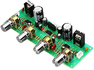 LAPOOH 12V NE4558 HiFi Preamp Tone Board Bass Treble Volume Control -Amplifier Board