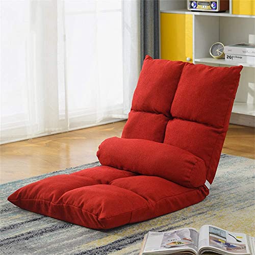 Fauteuil de jeu pliable au sol ajustable avec assise rembourrée de luxe ultra confortable