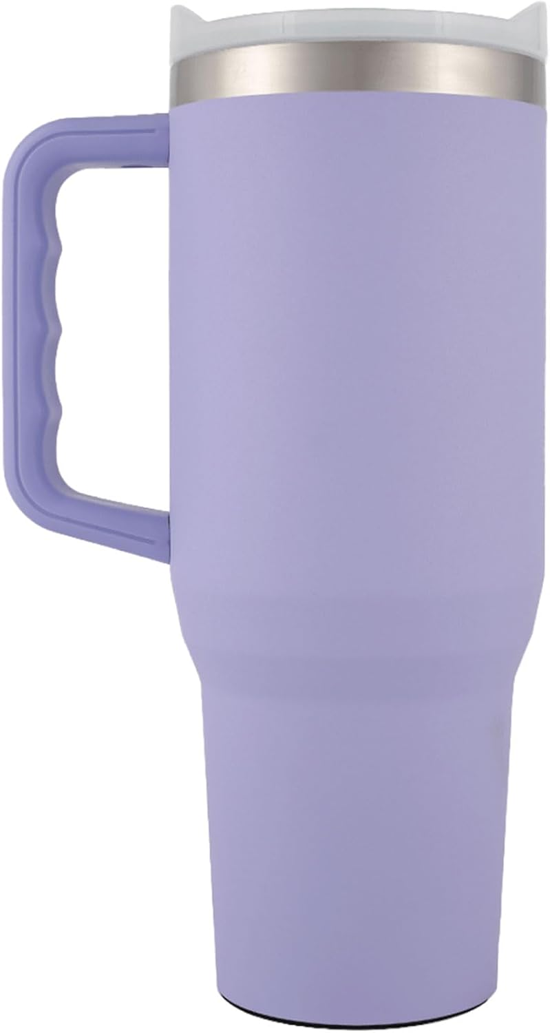 Yukon Outfitters Fit Forty 40oz Double Wall Vacuum Insulated Stainless Steel Tumbler with Reusable Straw & Ergonomic Handle | For Hot or Cold Beverage, Mama Bruh