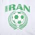 Popfunk Iran Futbol Laurels Soccer Ball Fan Country Pride Women's Cap Sleeve Baby Rib Crop Top