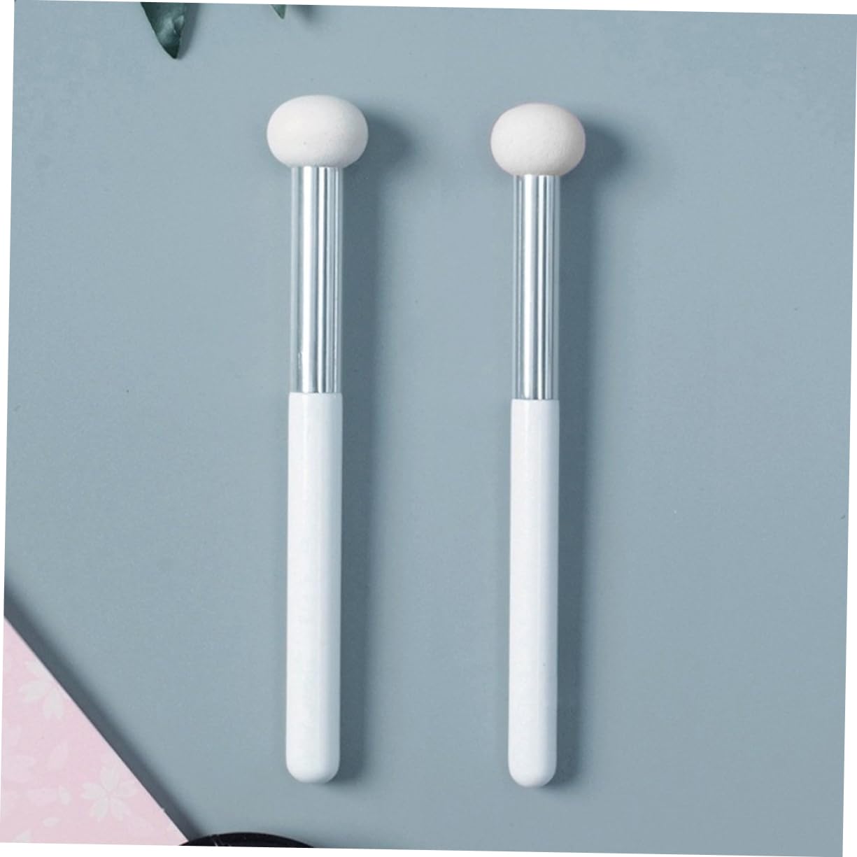 Vaguelly 6Pcs Portable Facial Concealer Brush Mushroom Sponge Makeup Applicator for Easy Blending for Powder Convenient for Travel and Home Use