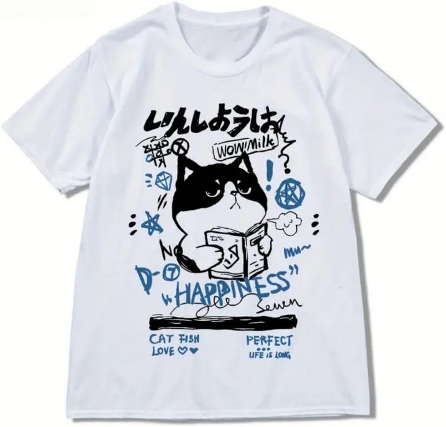 オシャレTシヤツ文字の入ったおもしろニャンコTシヤツ Amazon | 猫しか信じない にゃんこ 面白いtシャツ 文字入り メンズ おもしろ 服  オリジナル おもしろグッズ 文字 Tシャツ | Tシャツ・カットソー 通販