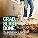 NEW Shark BlastBoss — All-in-One Air Blasting System with BlastBroom, Precision Nozzle, Extension Wand, Indoor/Outdoor Cleaning, 0-190 MPH, Cordless Handheld Blower, Rechargeable, Sage, AB2111GN​​