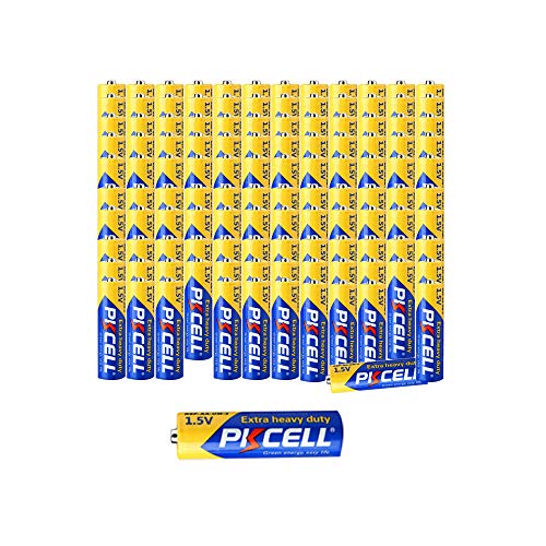 Pkcell 1.5V Aa Battery R6P Carbon Duty Battery Replace Um3 Mn1500 E91 120Pcs #TOP21