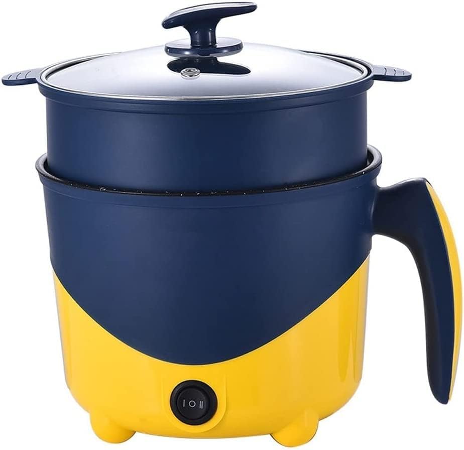 Household Electric Cooking Machine1-2 People Hot Pot Single/Double Layer Non-Stick Pan Multifunction Electric Rice Cooker Family best choice