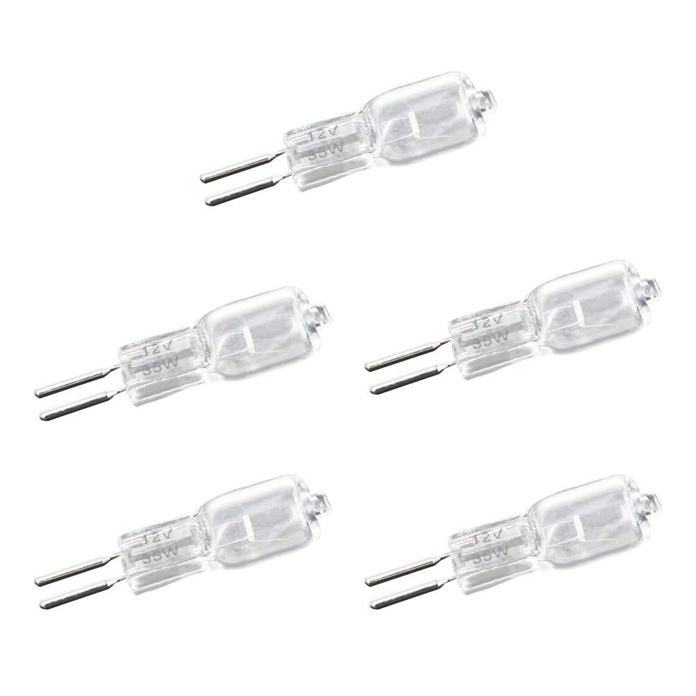 Othmro 5pcs 12V 35W Halogen Light Bulb Capsule lamp Warm White