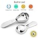 1Easylife Endurance 18/8 Stainless Steel Coffee Scoops Set, 2 Piece Ergonomic Measuring Spoons, 1 Tbsp & 2 Tbsp Exact