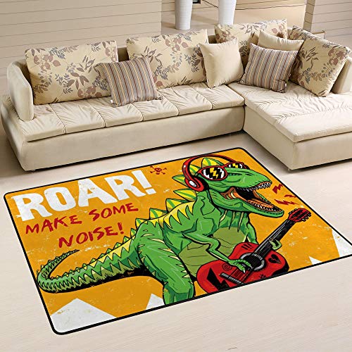 Tapis requin blanc grand format lavable pour salon moderne Ruchen - 2