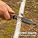 BPSKNIVES BS2FT CSH - Full Tang Bushcraft Knife With Leather Sheath - Survival Tactical Knife - Camping Knives - Outdoor Knives - Fixed-Blade Carbon Steel Utility Knife