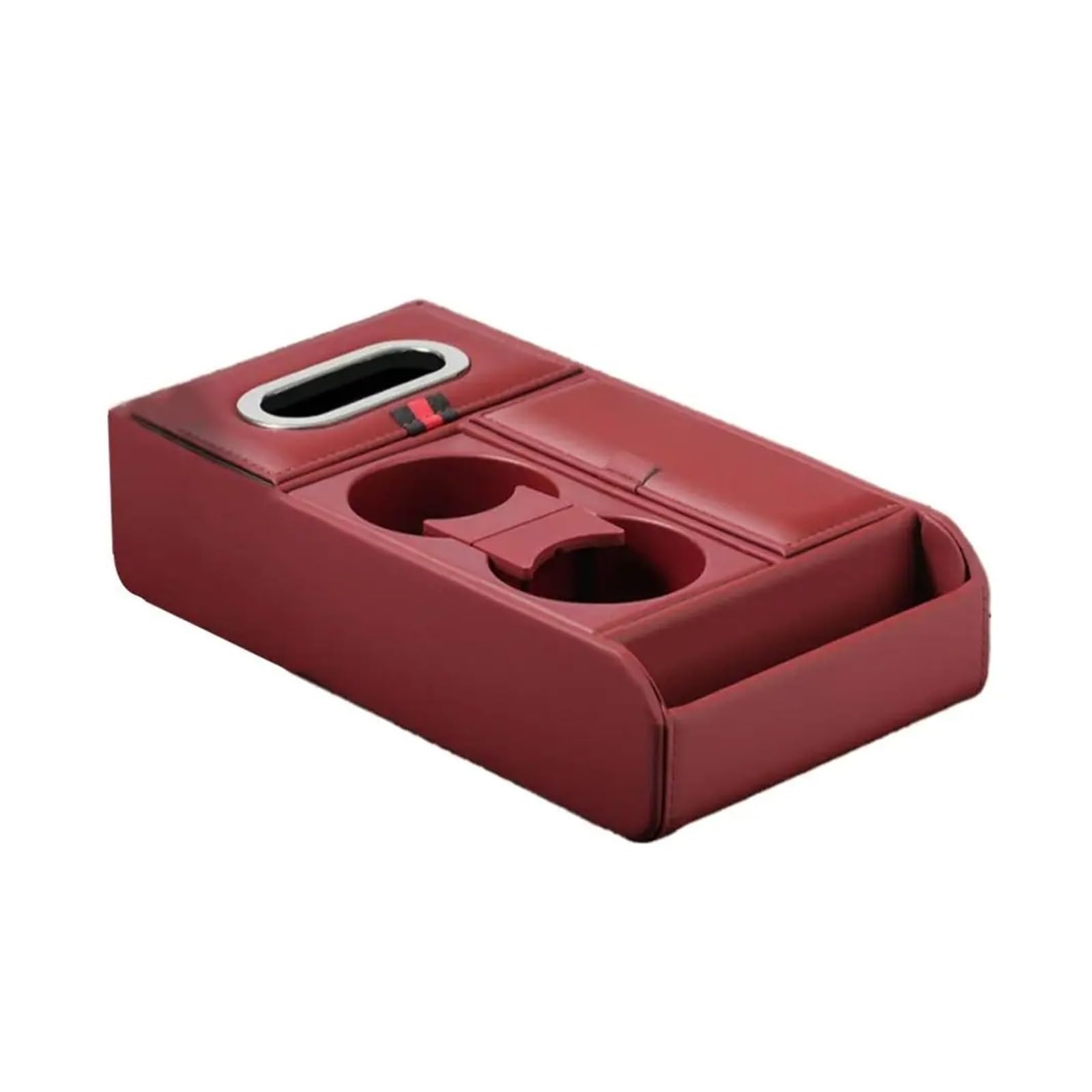 AHRPKAMERD Storage Box Car Armrest Storage Tray Multifunction Center Console Organizer With Cup Holder Tissue Box Auto Interior Accessories Center Console Organizer Tray(1)