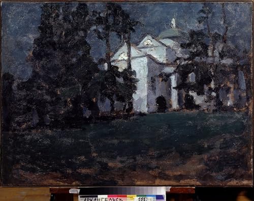 Cuadro sobre lienzo "Casa nel parco" de Ilya Mashkov para decoración (60x90cm)