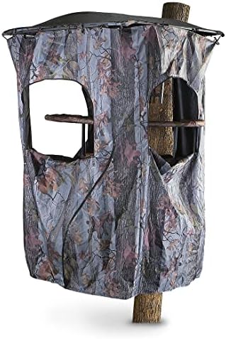 Guide Gear Universal Tree Stand Blind Kit for Hunting, Elevated D...
