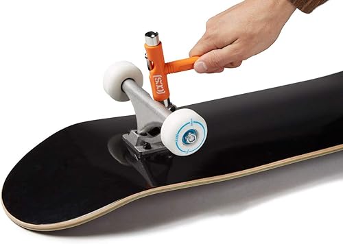 Miniatura 10 de CCS Herramienta de patineta - Herramienta T todo en uno, herramienta T de metal con lima de agarre, o herramienta Y con reenhebrador