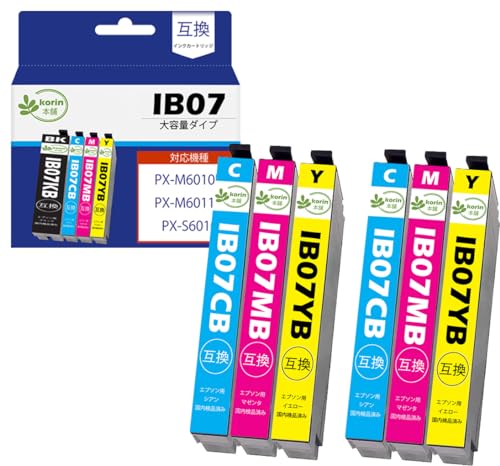 Amazon.co.jp: 【korin本舗】IB07CB IB07MB IB07YB 互換インクインク