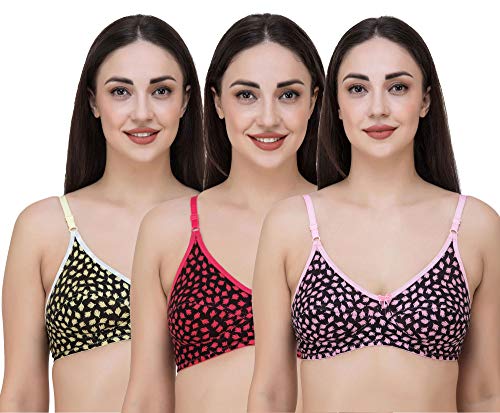 Image of Fasense Women's Wire Free Non Padded Cotton Bra