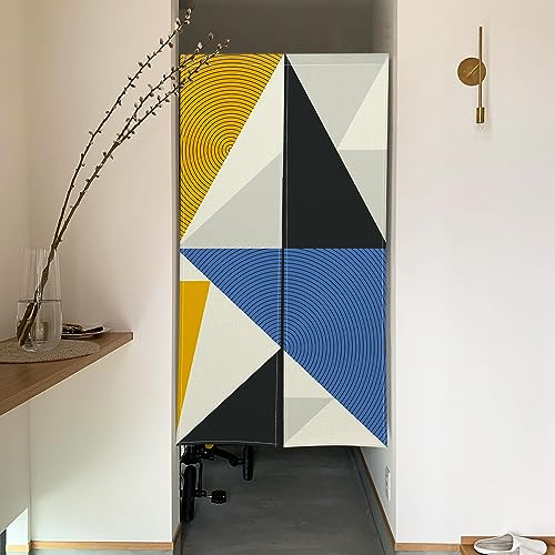 のれん Qinunipoto 北欧 図案 暖簾 シンプル風 幅72cm丈120cm インテリア 出入り口 目隠し おしゃれ すだれ 遮光 部屋 間仕切りカーテン 門カーテン ポリエステル製 オーダー可 簡単取付 四季兼用