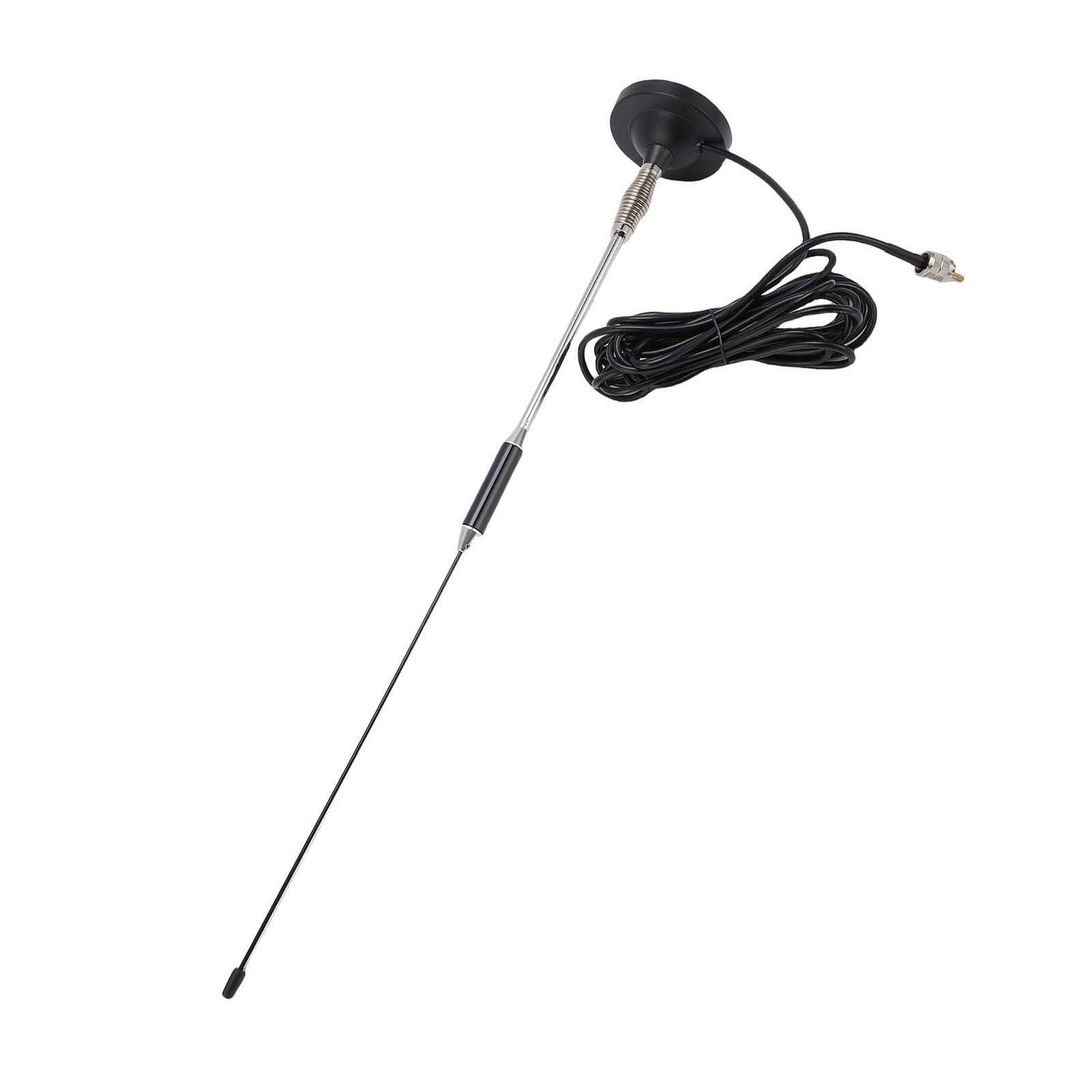 Kit antenna CB Torvex, antenna radio 26-28 MHz 26,37 pollici con supporto magnetico e molla, sostituzione stazione base mobile per camion per auto (Cavo da 3 metri/9,84 piedi)