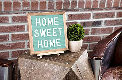 Felt Letter Board 10x10 (Seafoam) +690 PRE-Cut Letters +Cursive Words Stand +Sorting Tray | Letter Board with Letters, Letter Boards, Letterboard, Word Board, Message Board, Changeable - Thumbnail 7