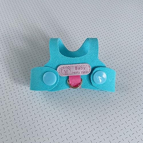 Colete de arnês para pássaros, traje de vôo de papagaio com coleira para periquitos, calopsitas conu