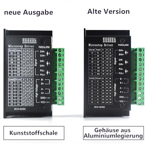 1pcs Schrittmotortreiber für TB6600 Nema17/23/34 Schrittmotortreiber 4A 9-42V 32 Segmente, Geeignet 42/57/86 Typ 2/4 Phasen Schrittmotor, Schrittmotor Treiber für 3D Drucker/CNC