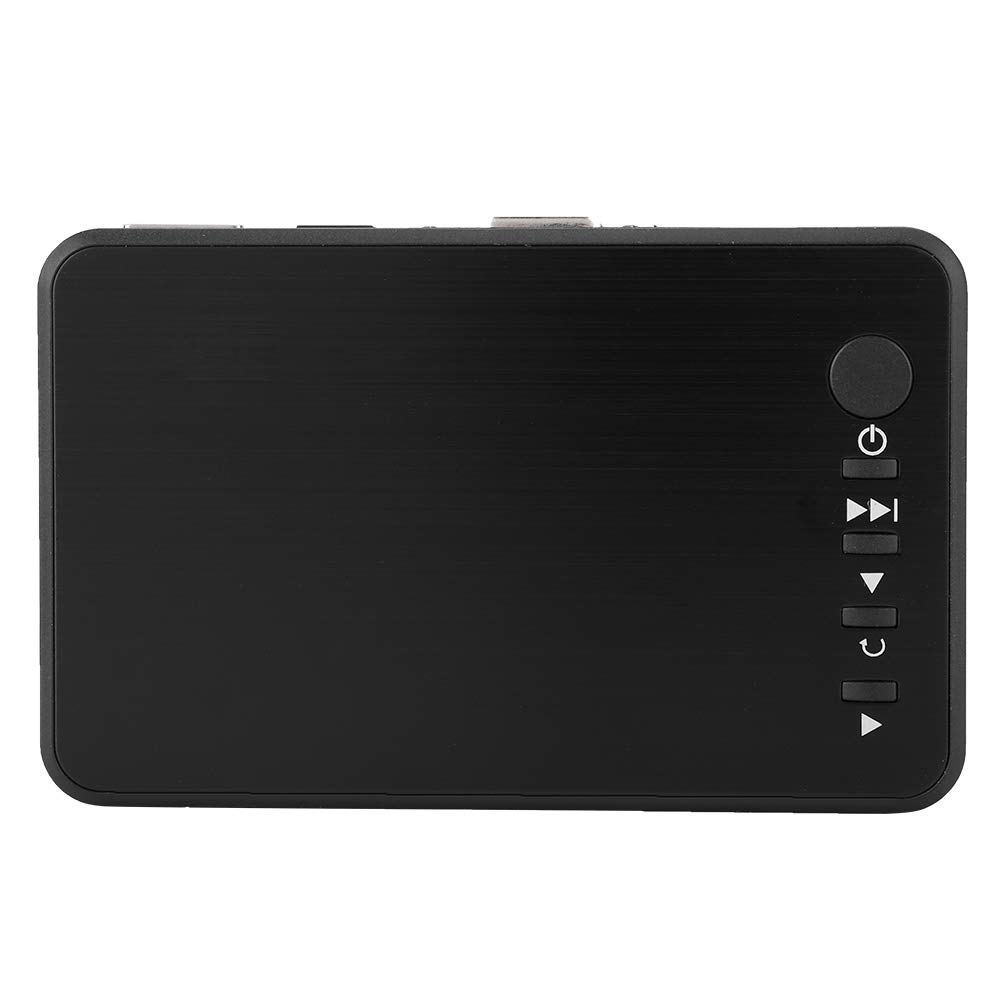 Cryfokt Odtwarzacz Multimedialny 1080P z Chipem Quan Zhi F10, Wyjściem AV VGA do Projektora Monitora CRT, obsługą Odtwarzania w Pętli Pamięci Breakpoint MKV AVI TS (wtyczka UE)
