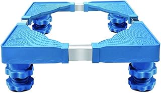 Base per lavatrice Durabile con 4 gambe Multi-funzionale Frigorifero e asciugatrice Altezza del piedistallo da 2,8 pollici a 3,9 pollici per frigorifero universale Stand Verticale Aria condizionata