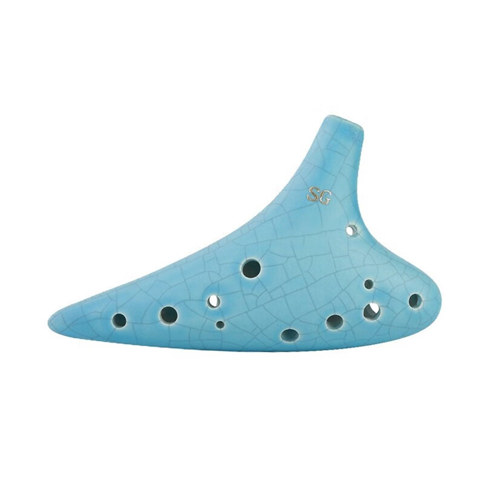 Okaryna Niebieski Klucz SG 12 Otworowy Ocarina Profesjonalny Instrument Treningowy O Wysokim Tonie Dla Początkujących
