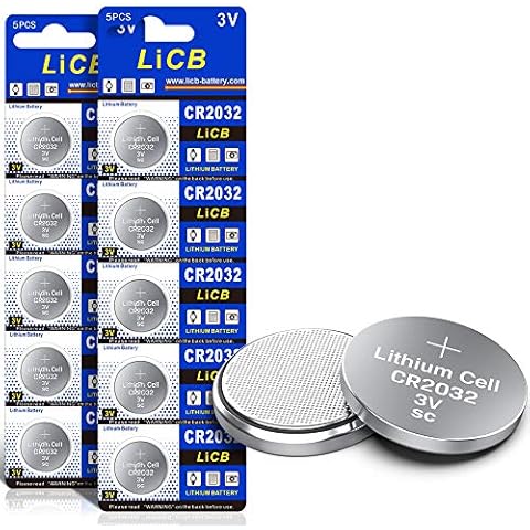 LiCB CR2032 3V Lithium Battery(10-Pack) Cover