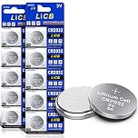 LiCB CR2032 3V Lithium Battery CR 2032 10PCS