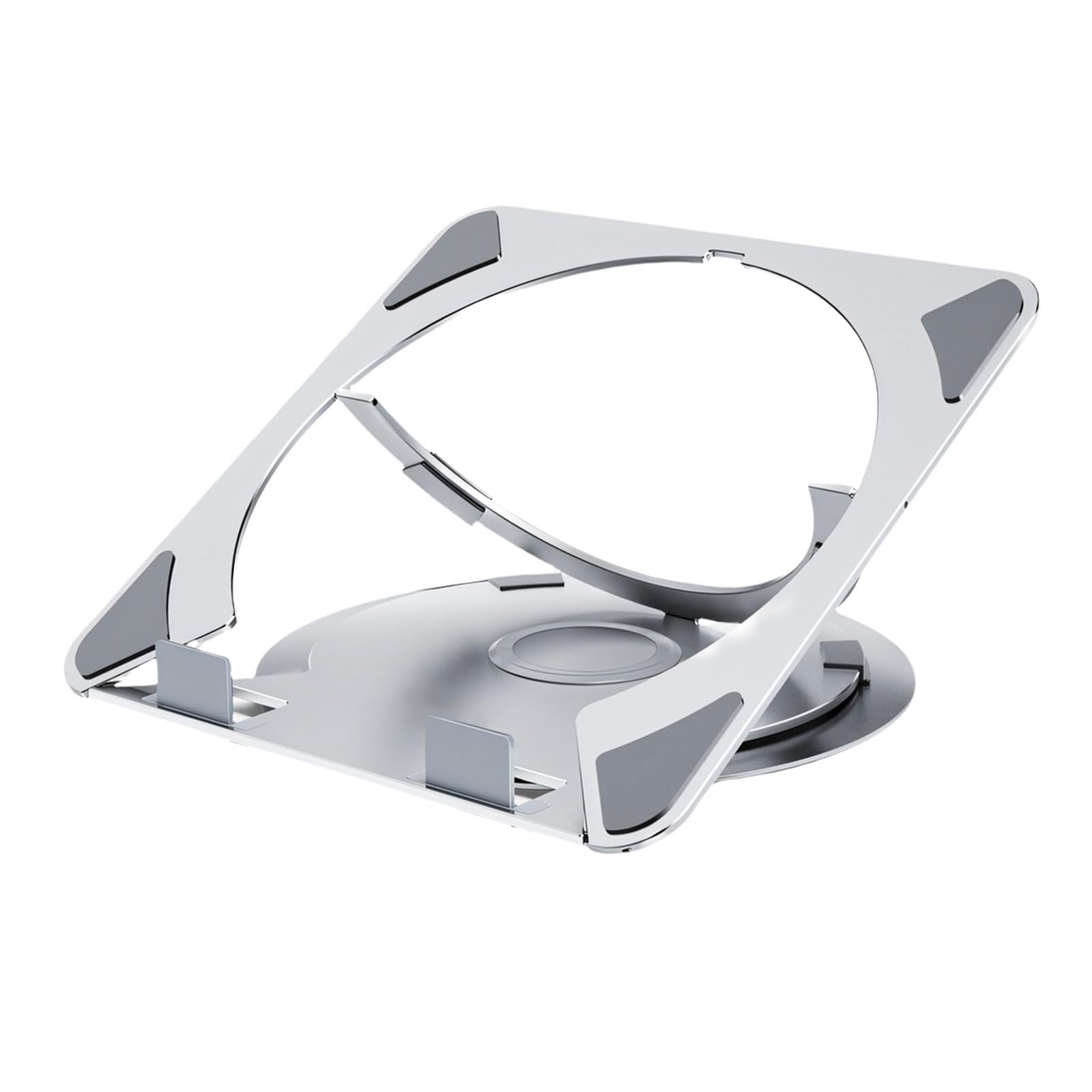 Supporto portatile per computer portatile, in alluminio, con design pieghevole e funzione di raffreddamento, supporto per computer portatile da scrivania