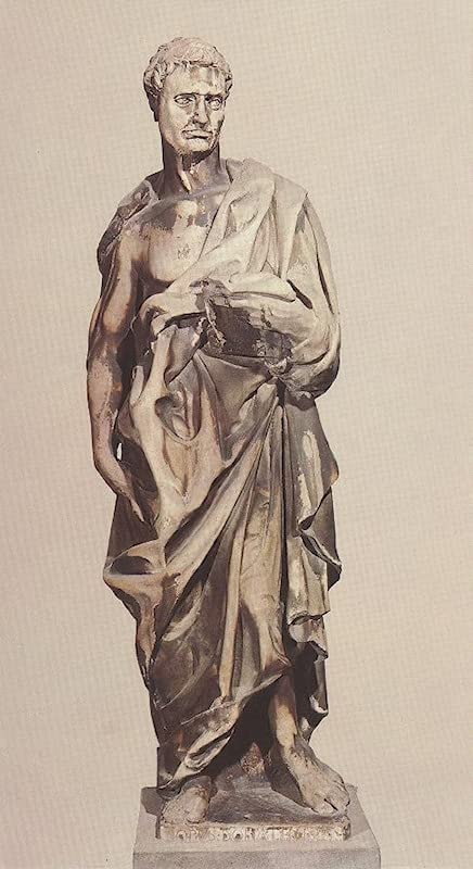 Tableau Prophète Jérémie Donatello - Affiche Impression d'Art sur Toile 60x90cm PSVDCTOO