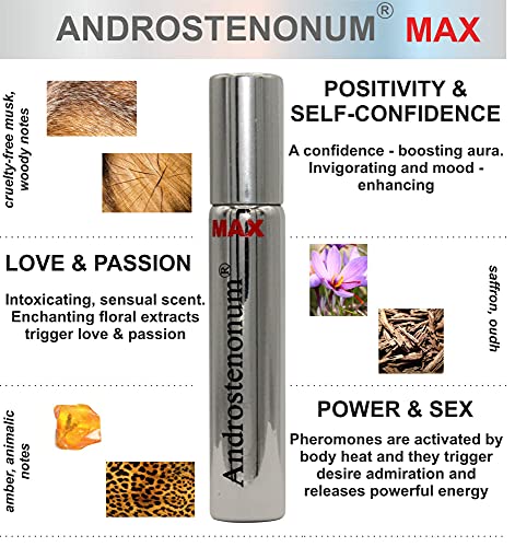 ANDROSTENONUM MAX 100% Phéromone pour homme roll-on 8ml