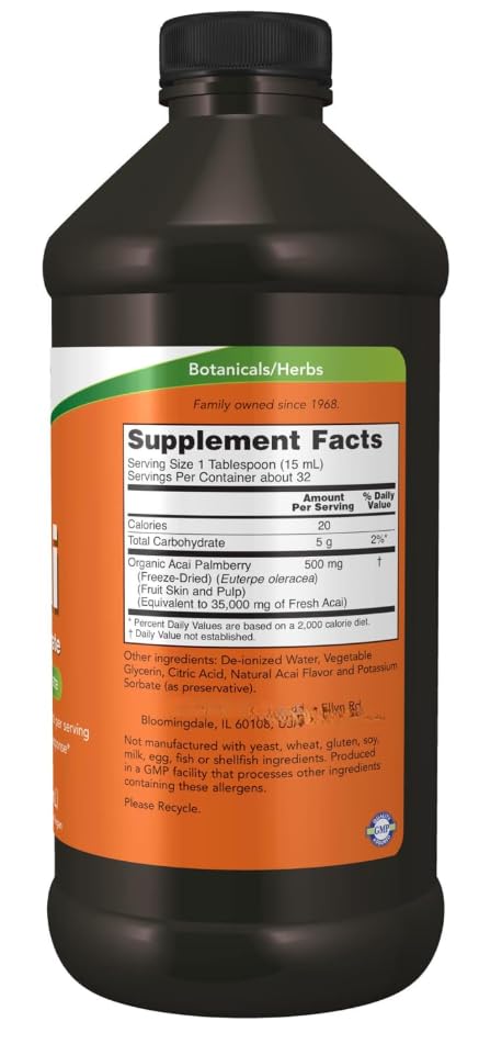 Flüssiges Acai Konzentrat, Superfruchtkonzentrat, entspricht 35000mg frischem Acai pro Portion, vegan, 473ml