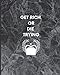 Get rich or die trying Notebook 8x10" Marble Cover