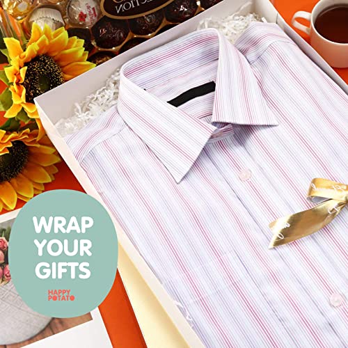 HAPPY-POTATO-6-Christmas-Extra-Large-Gift-Boxes-with-Lids-17x11x25-Inches-Apparel-Gift-Boxes-Gold-Shirt-Gift-Boxes-for-Clothes-Gift-Wrap-Boxes-Grain-Texture-Gold