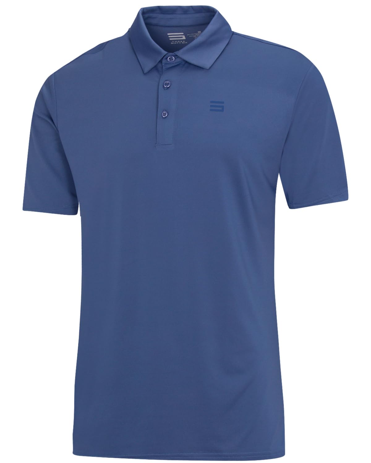 Three Sixty Six Golf Shirts for Men - Dry Fit Short-Sleeve Polo, Athletic Casual Collared T-Shirt