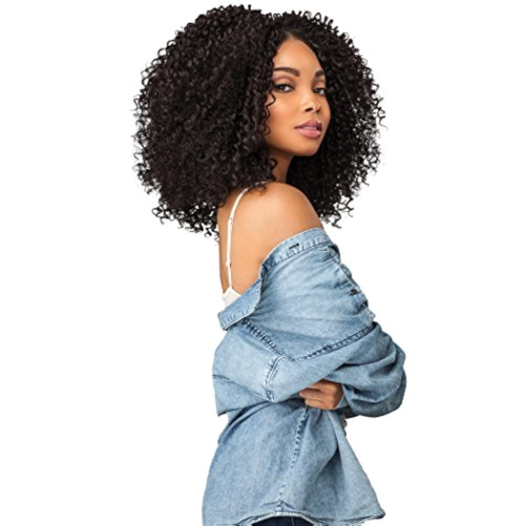 Coily 3C-4A Empress Lace Edge Wig, Rule Breaker