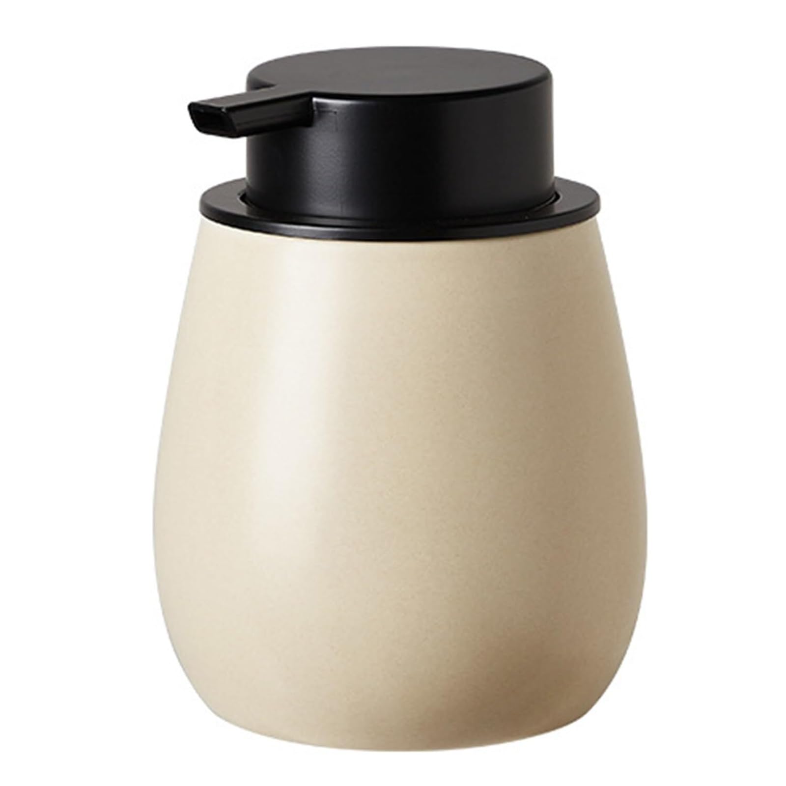 Friendshiphome E Dish Ceramic Foaming Soap Dispenser 400Ml Hand Foam With Pump For Barthroom Bathroom Stuff(E)