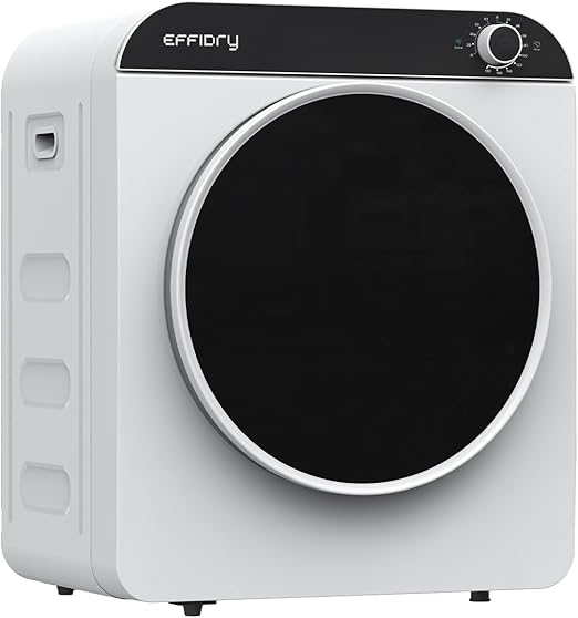 110V Portable Clothes Dryer 830W Compact Laundry Dryers 2 cu.ft