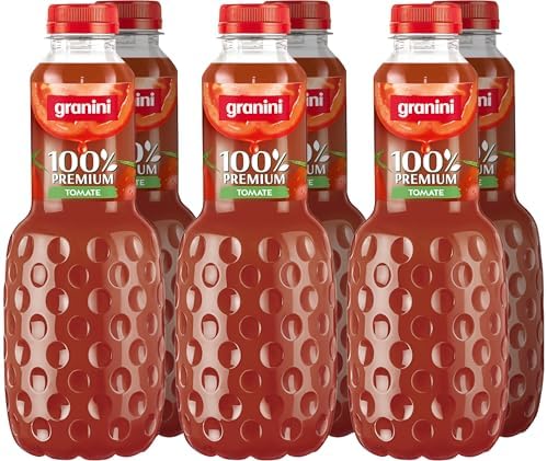 Zumo de Tomate 100% Fruta Sin azúcares añadidos Pack 6 x 1L Grani...