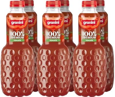 Zumo de Tomate 100% Fruta Sin azúcares añadidos Pack 6 x 1L Granini Clásicos
