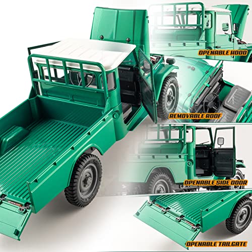 Wowrc Fms 1/12 Toyota Fj45 Rc Crawler Rtr, Official Authorized Pickup Truck With Two Speed Transmission, Remote Control Lighting System For Children, Beginners And Model Enthusiasts #TOP4