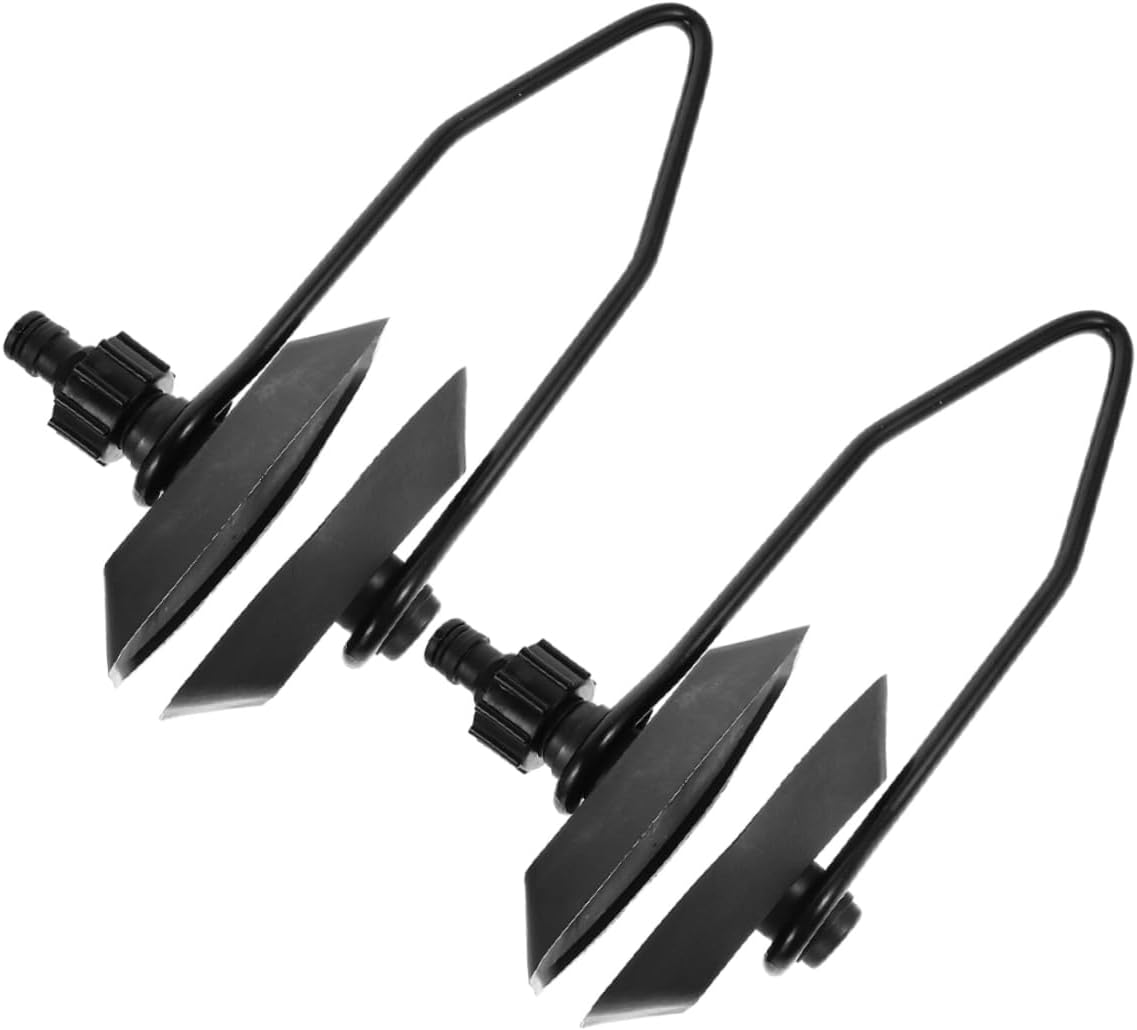 POPETPOP 2pcs Outboard Motor Muffs Engine Flusher for Thorough Cleaning Water Flow Easy Attachment Durable Use Essential Outboard Motor Accessories