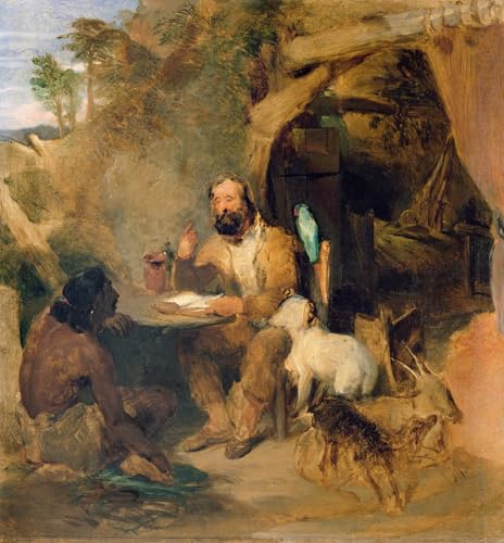 Impression d'art mural Robinson Crusoé Landseer de qualité