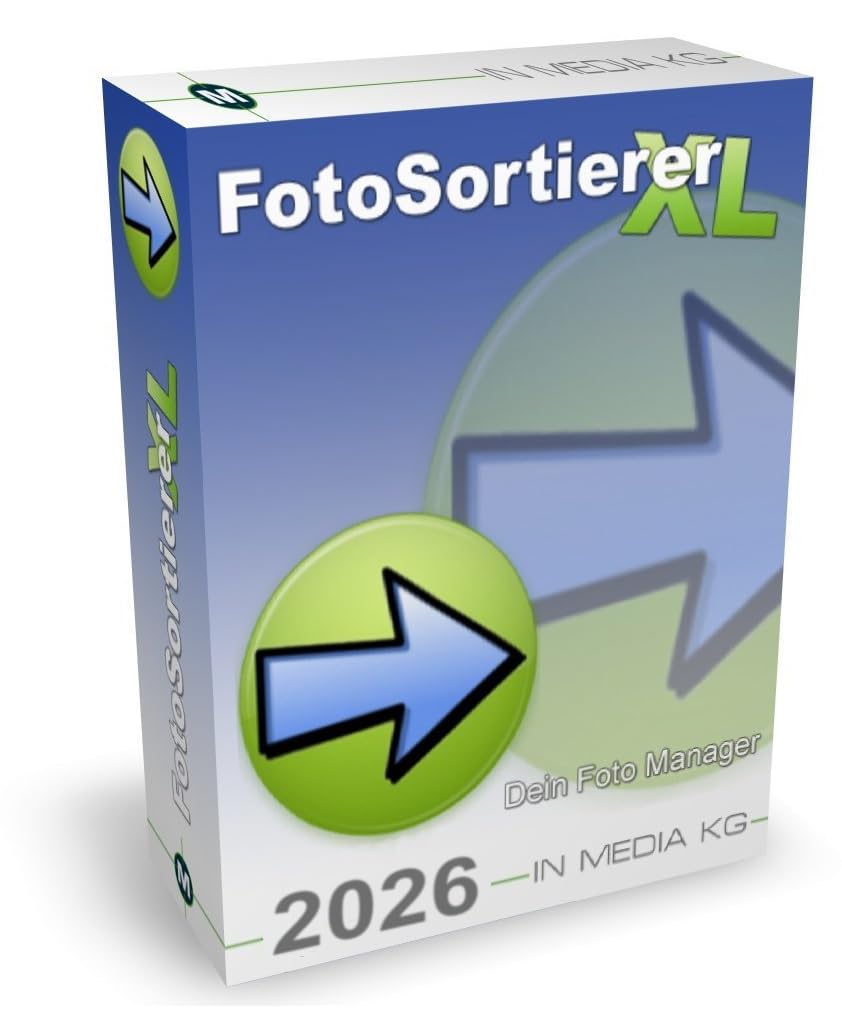 FotoSortierer XL (2026er Version) Fotoverwaltung, Foto Manager, Fotos sortieren, Fotos umbenennen, doppelte Bilder finden und doppelte Fotos löschen.