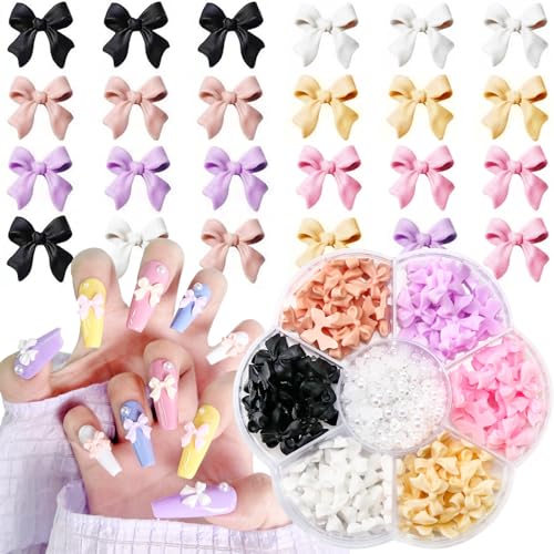Briskbloom Colorful Bow Nail Charms just $2.99 at Amazon